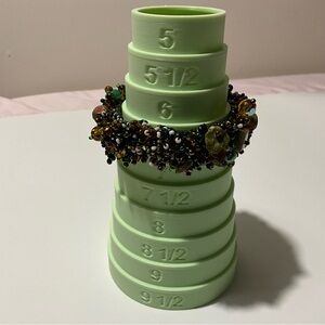 Chucky Stones Beads Bracelet Size 6.5 Magnetic Closure